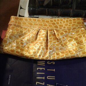 Vintage! Rare Beautiful Stuart Weitzman Snake Print Platform Heels